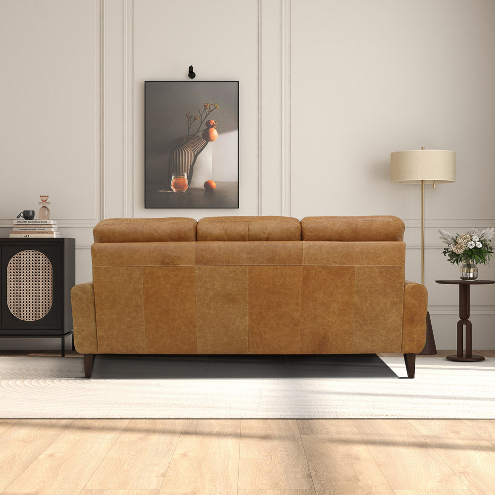 Crafton Incliner Sofa Left - Waxy Tan Leather