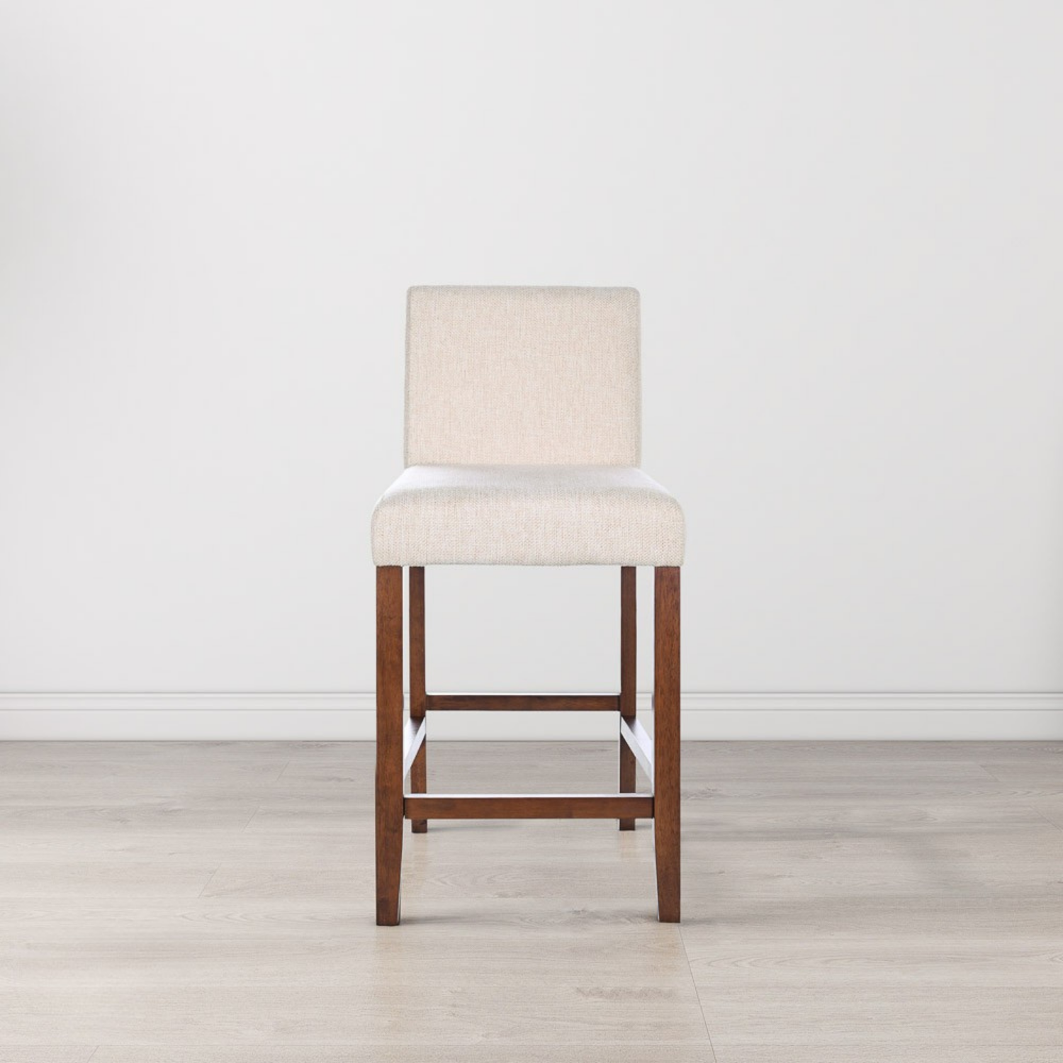 Dylan Beige Fabric Counter Chair Set of 2 - MidinMod