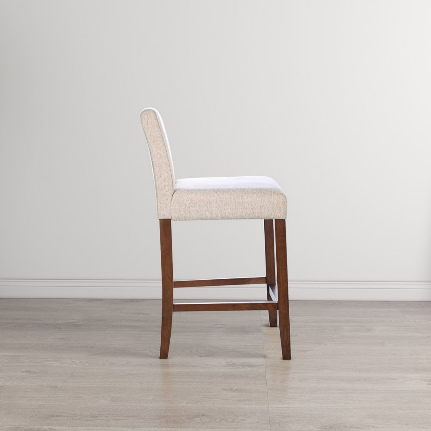 Dylan Beige Fabric Counter Chair Set of 2 - MidinMod