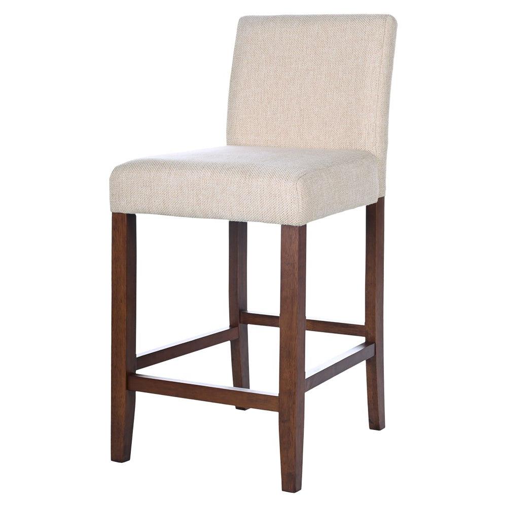 Dylan Beige Fabric Counter Chair Set of 2 - MidinMod