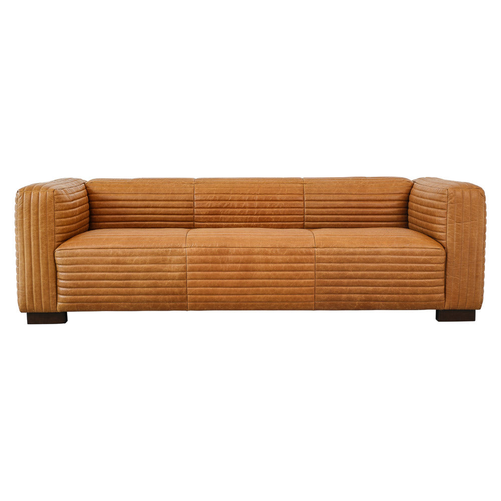 Edison Leather Sofa - Waxy Tan