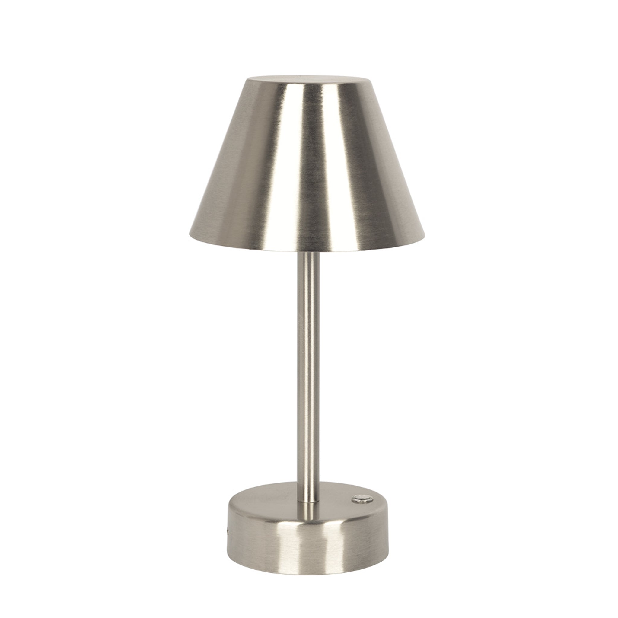 Elegance Rechargeable LED Table Lamp in Brushed Nickel | MidinMod