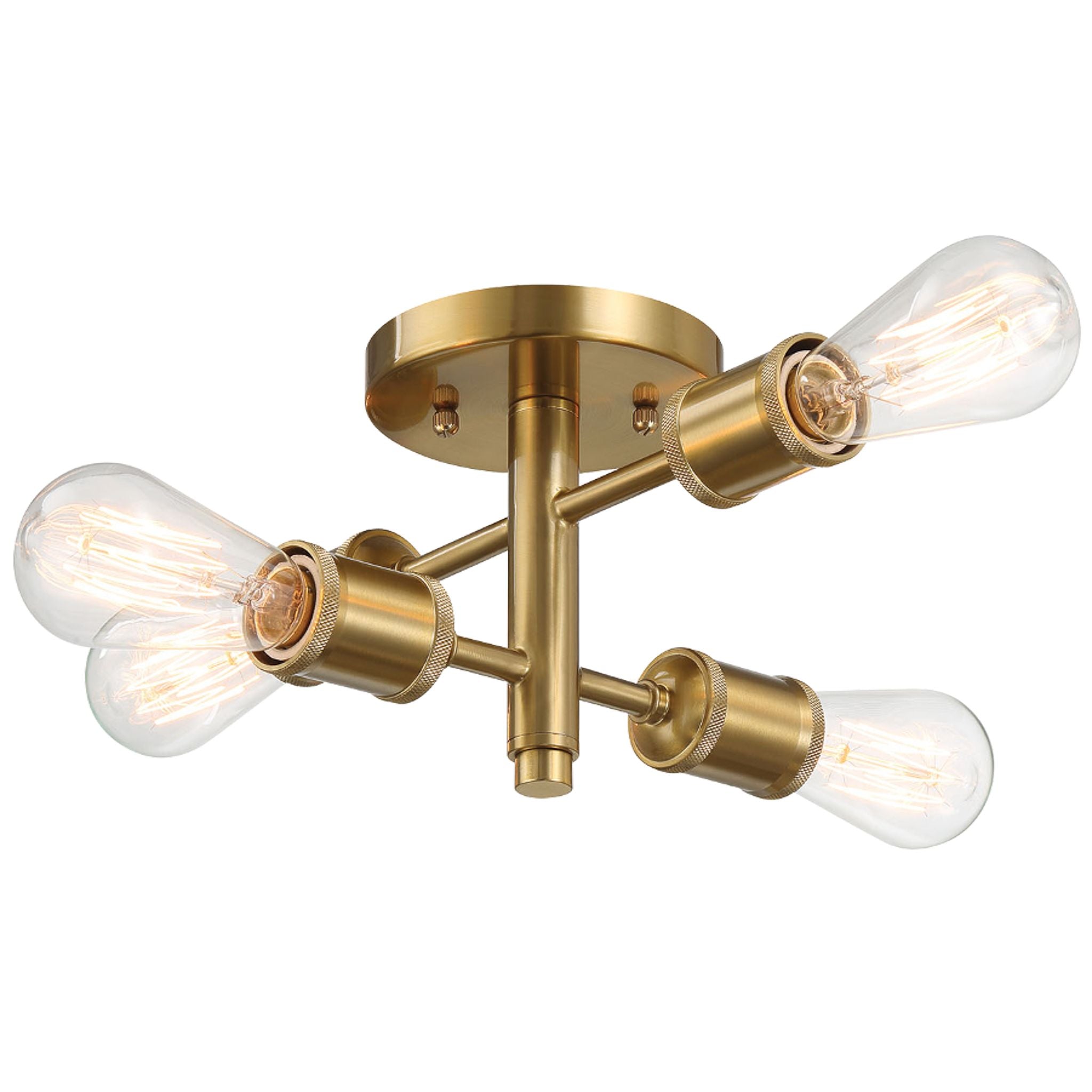 Ephemeral 4-Light Semi Flush Mount Retro Ceiling Pendant | MidinMod