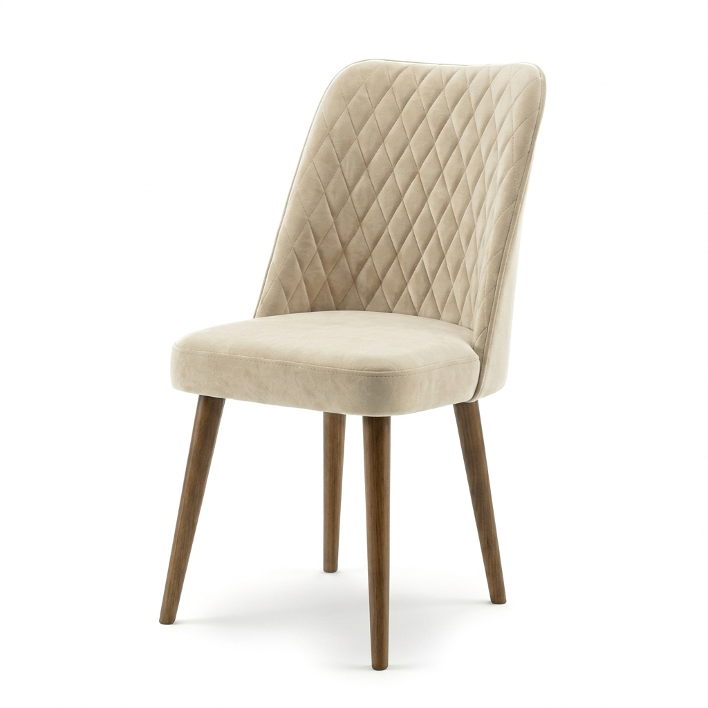 Evette Mid-Century Modern Velvet Dining Chairs | Set of 2 | MidinMod