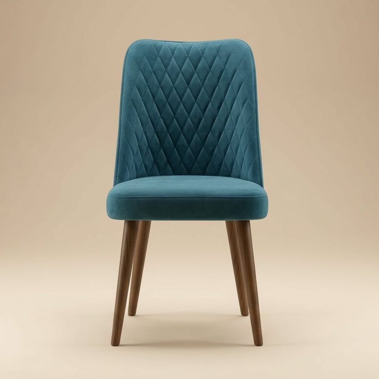 Evette Mid-Century Modern Velvet Dining Chairs | Set of 2 | MidinMod