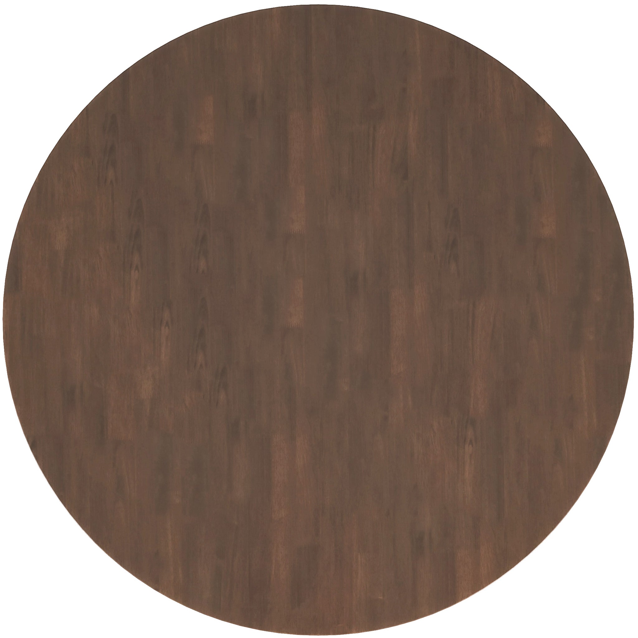 Fiona Round Walnut Dining Table | Mid-Century Modern Eucalyptus Wood Kitchen Table | MidinMod