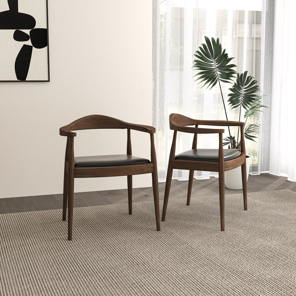 Freya Faux Leather Modern Dining Chair - MidinMod