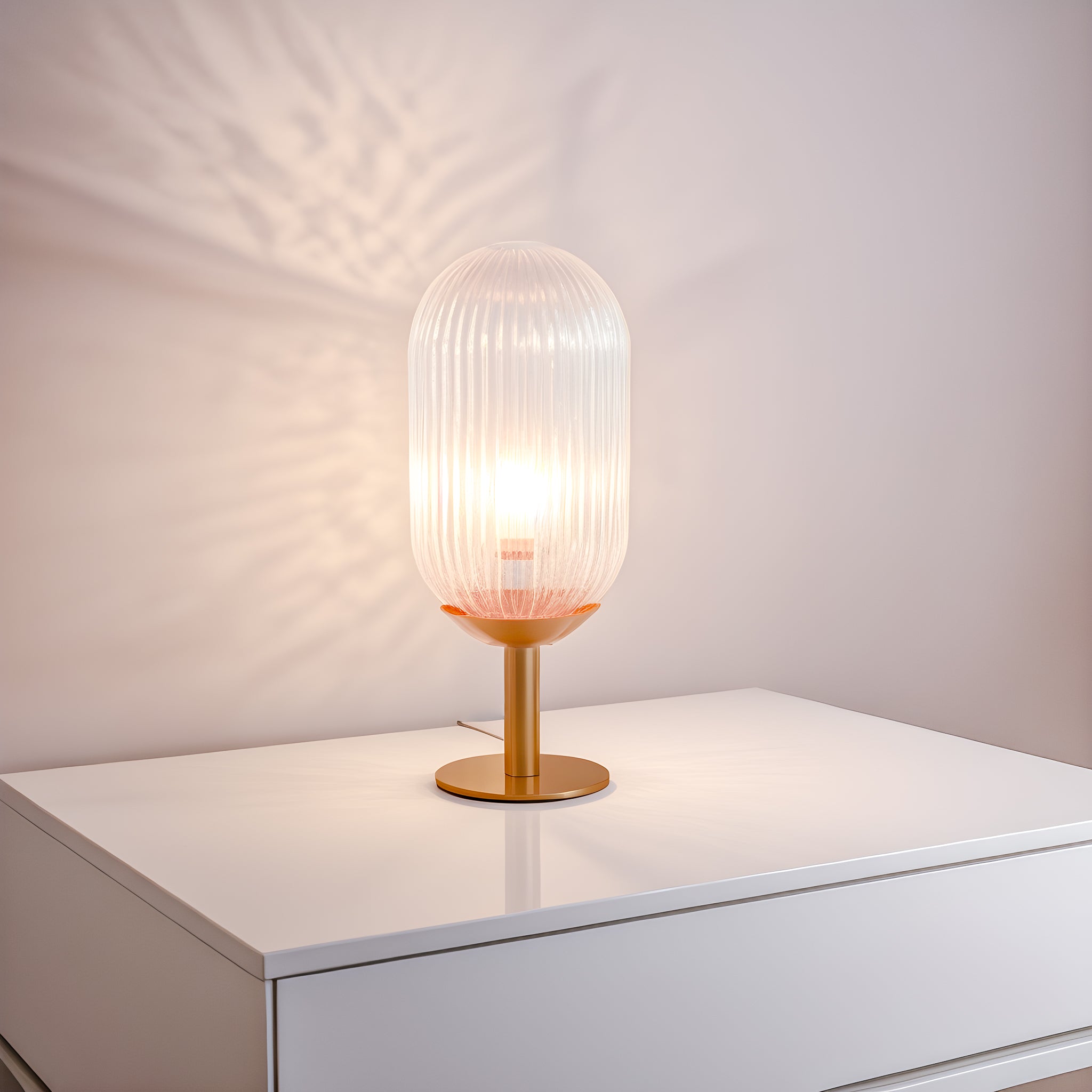 Glow Table Lamp - Bronze - Clear