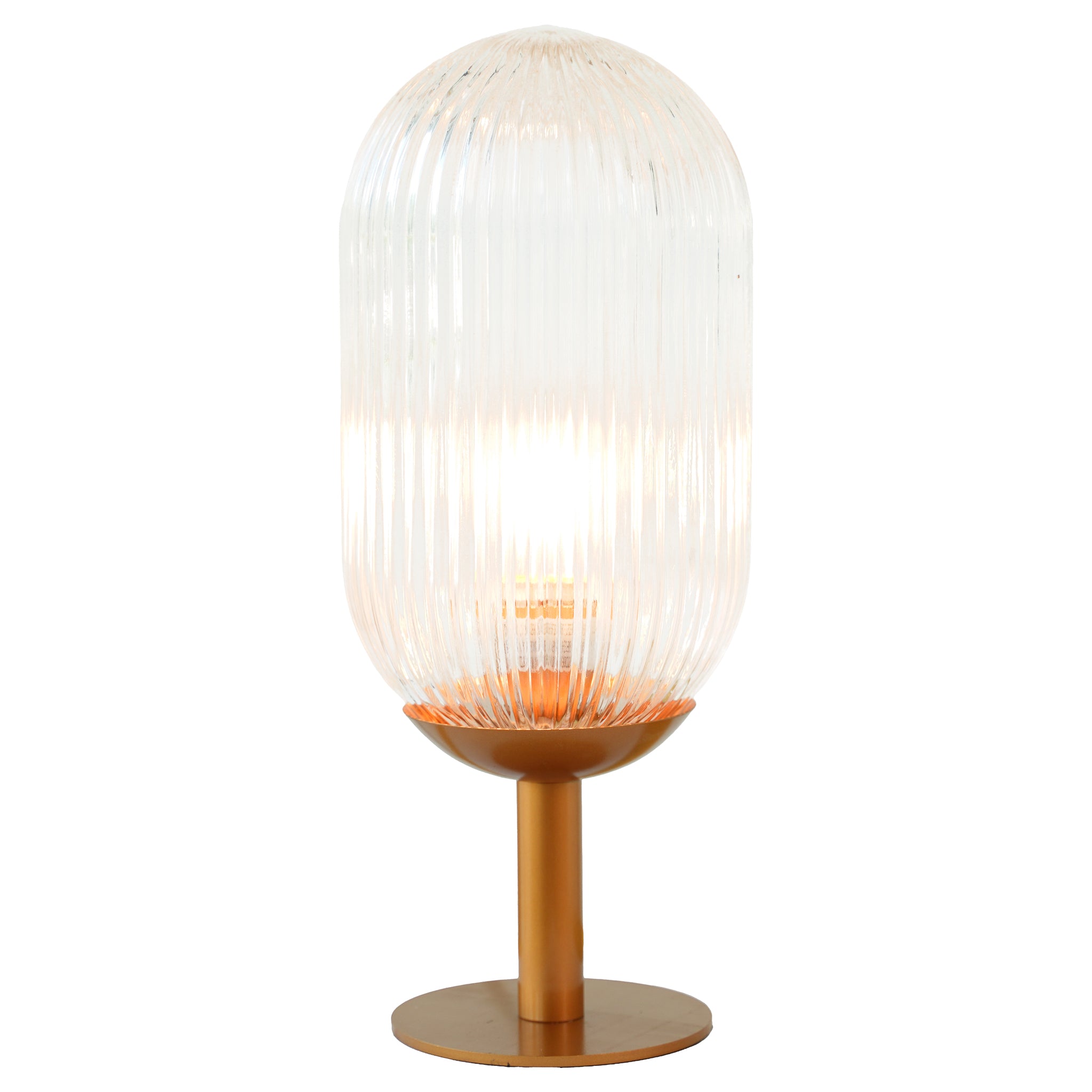 Glow Table Lamp - Bronze - Clear