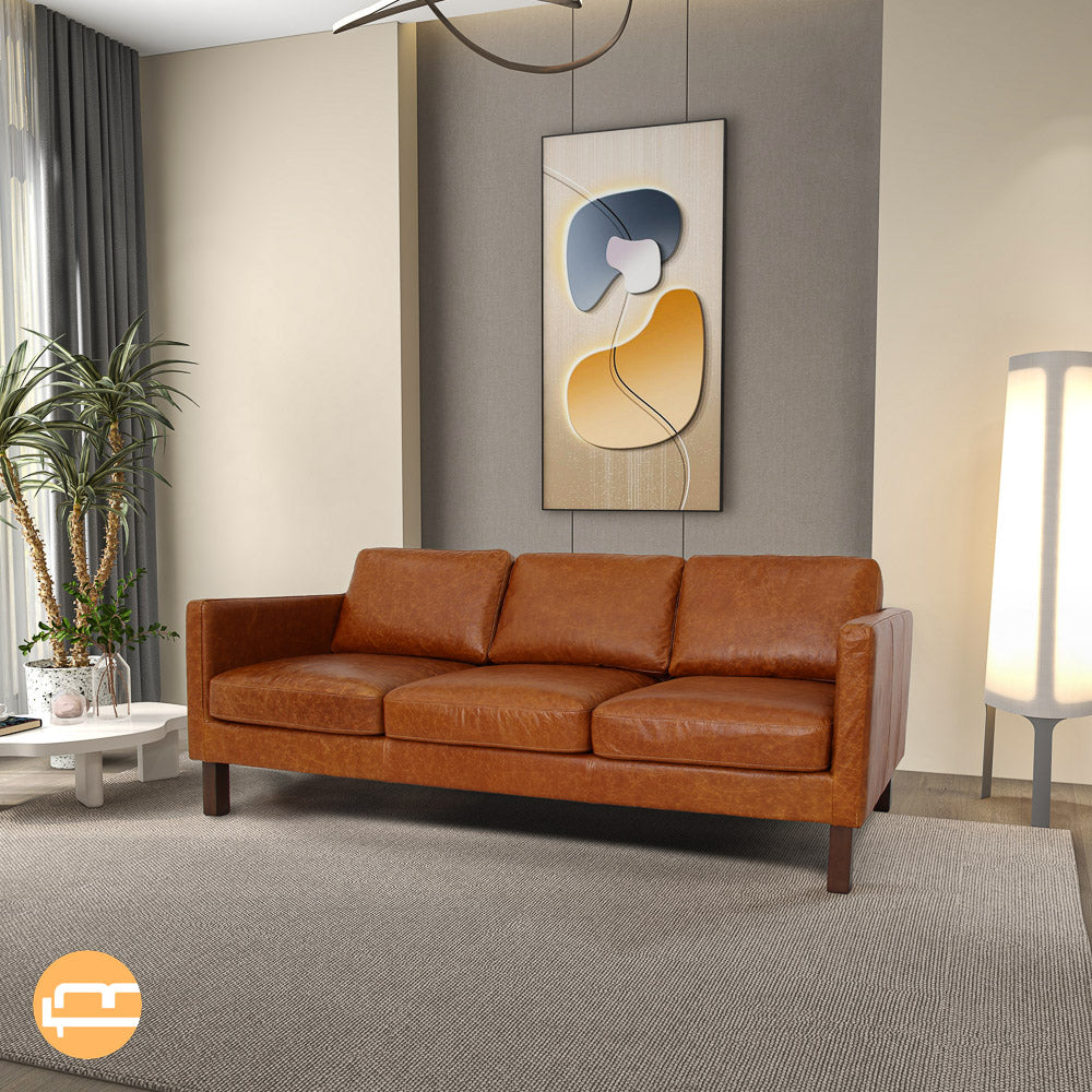 Granada Leather Sofa - Waxy Cognac