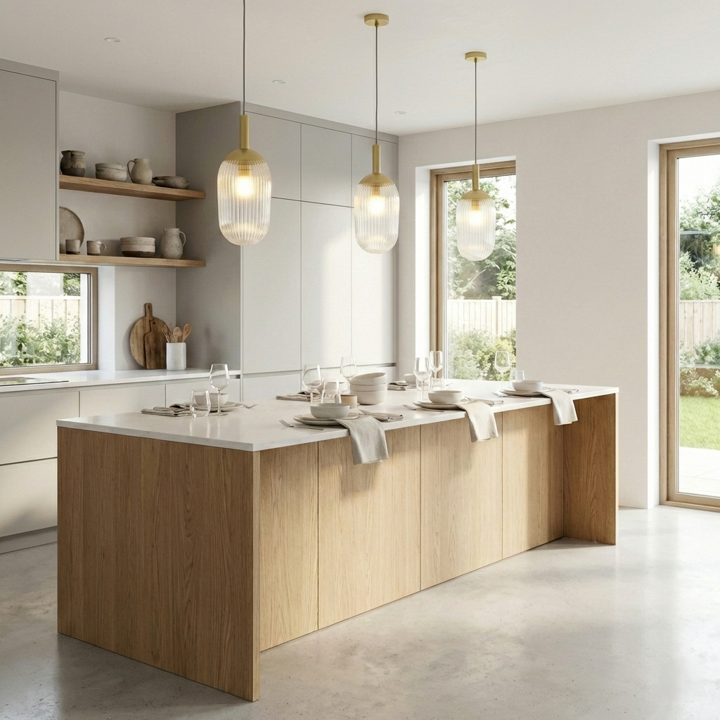 Halo Pendant Lamp - Gold - Clear | MidinMod