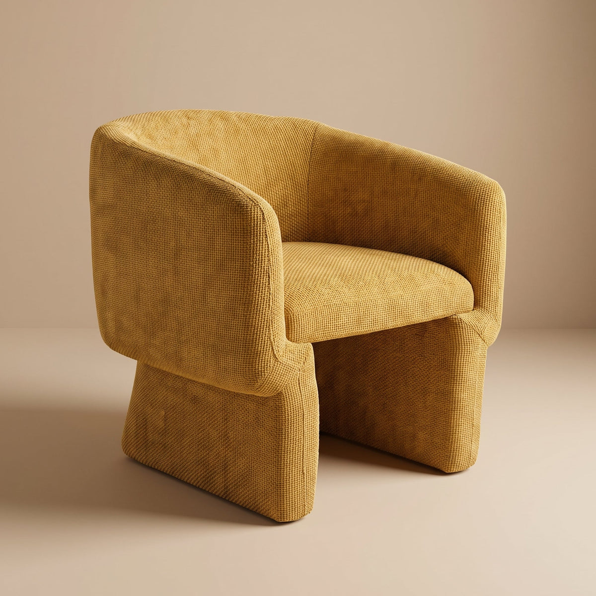 Lancaster Comfort Curve Lounge Chair with Soft Chenille - MidinMod