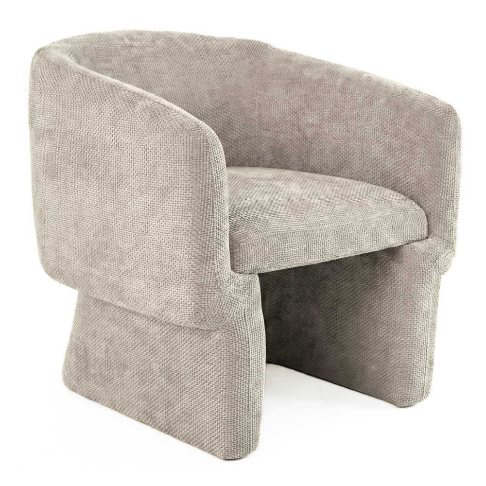 Lancaster Comfort Curve Lounge Chair with Soft Chenille - MidinMod