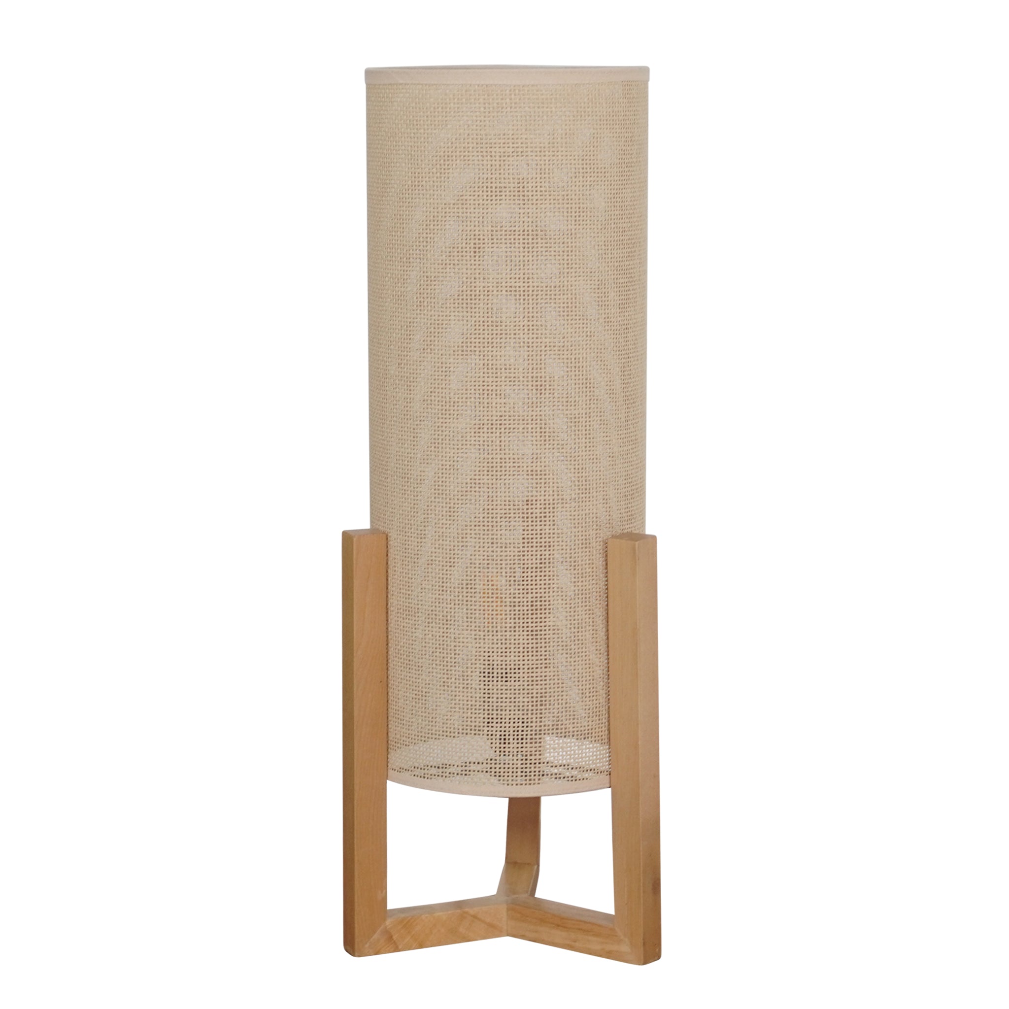 Lantern Table Lamp - Oak - Natural