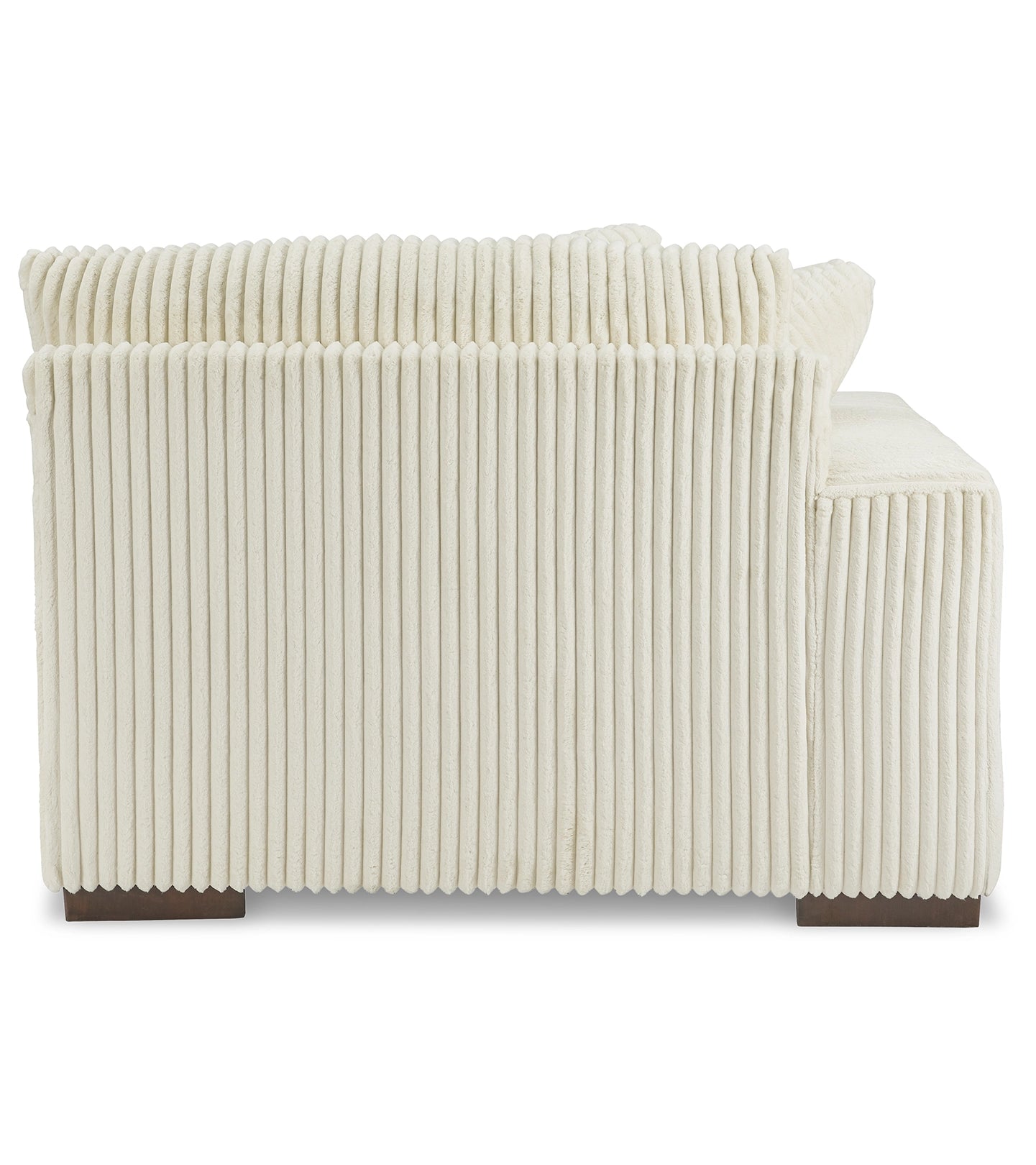 Lindyn Ivory Textured Cord Double Chaise Sectional | MidinMod