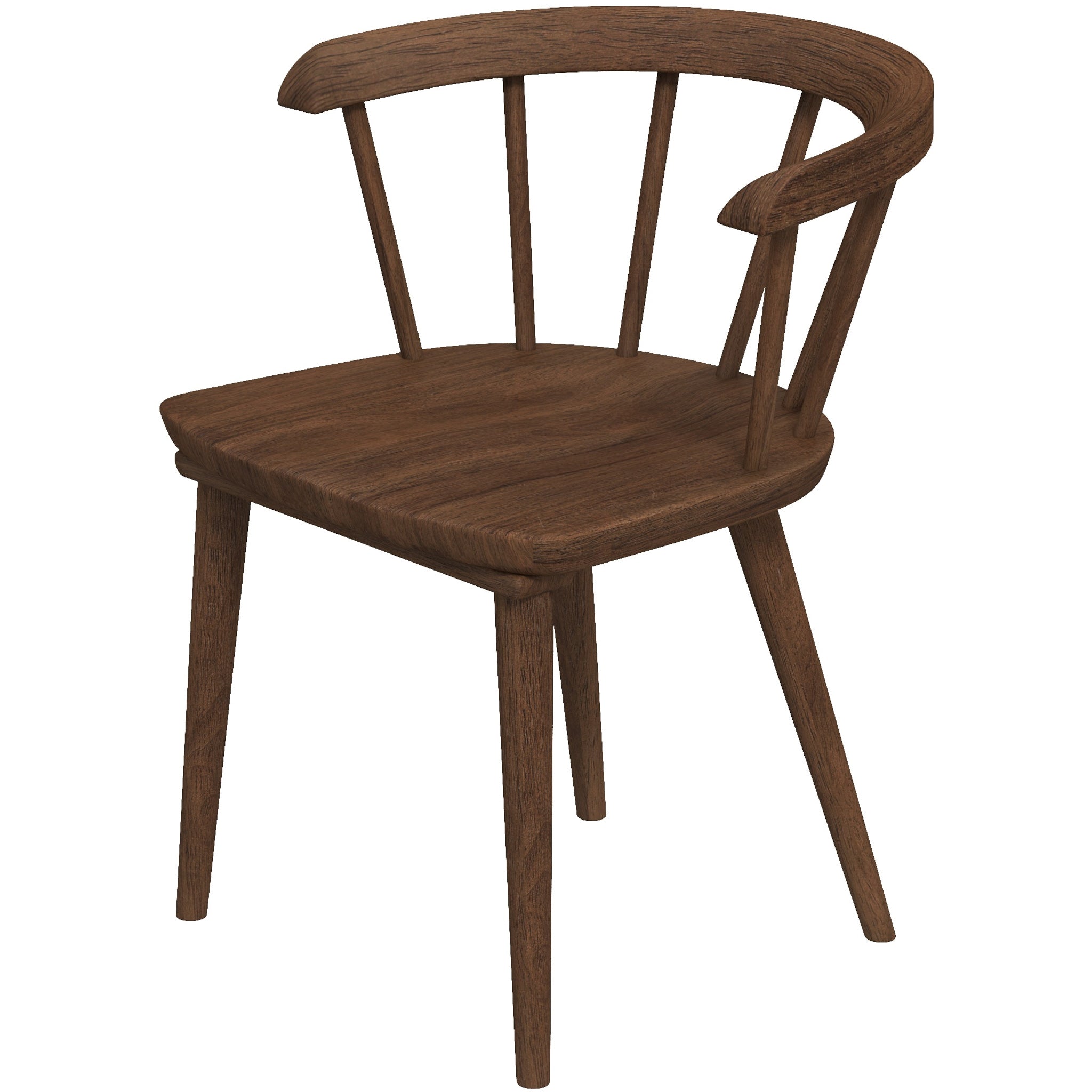 Mabel Mid-Century Modern Solid Wood Dining Chair - MidinMod