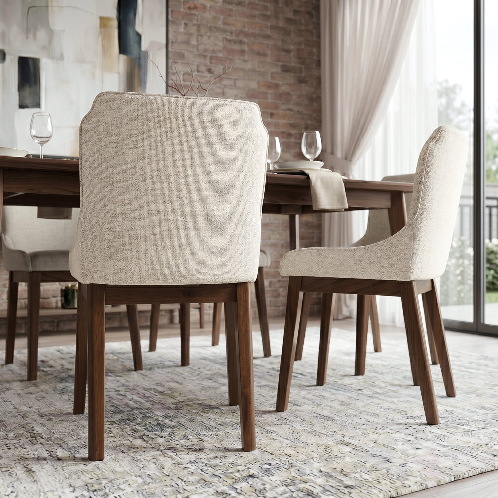 Magnolia Modern Fabric Dining Chair Set | MidinMod