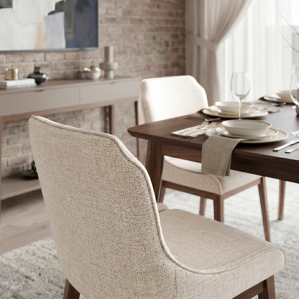 Magnolia Modern Fabric Dining Chair Set | MidinMod