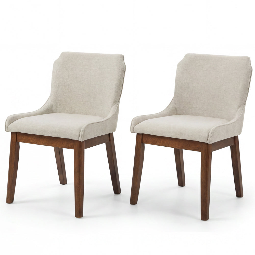 Magnolia Modern Fabric Dining Chair Set | MidinMod