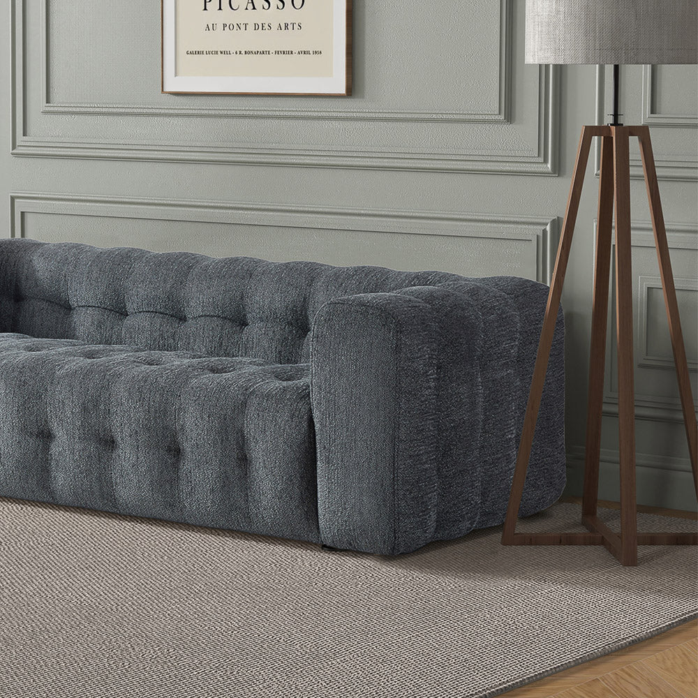 Marceille Modern Boucle Sofa in Dark Gray