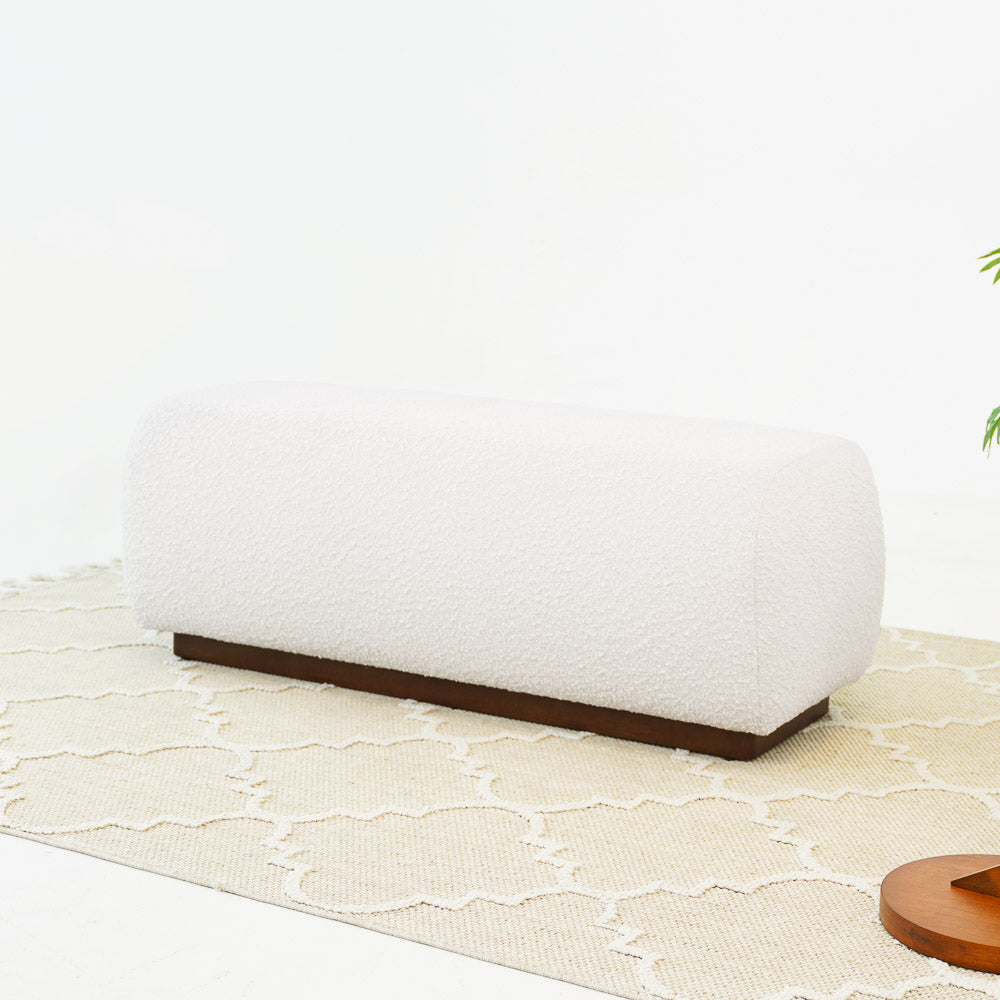 Marin Bench - Ivory Boucle - MidinMod