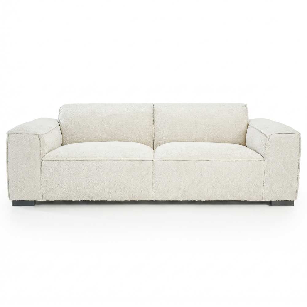 Medford Japandi Boucle Sofa with Wide Square Arms | MidinMod