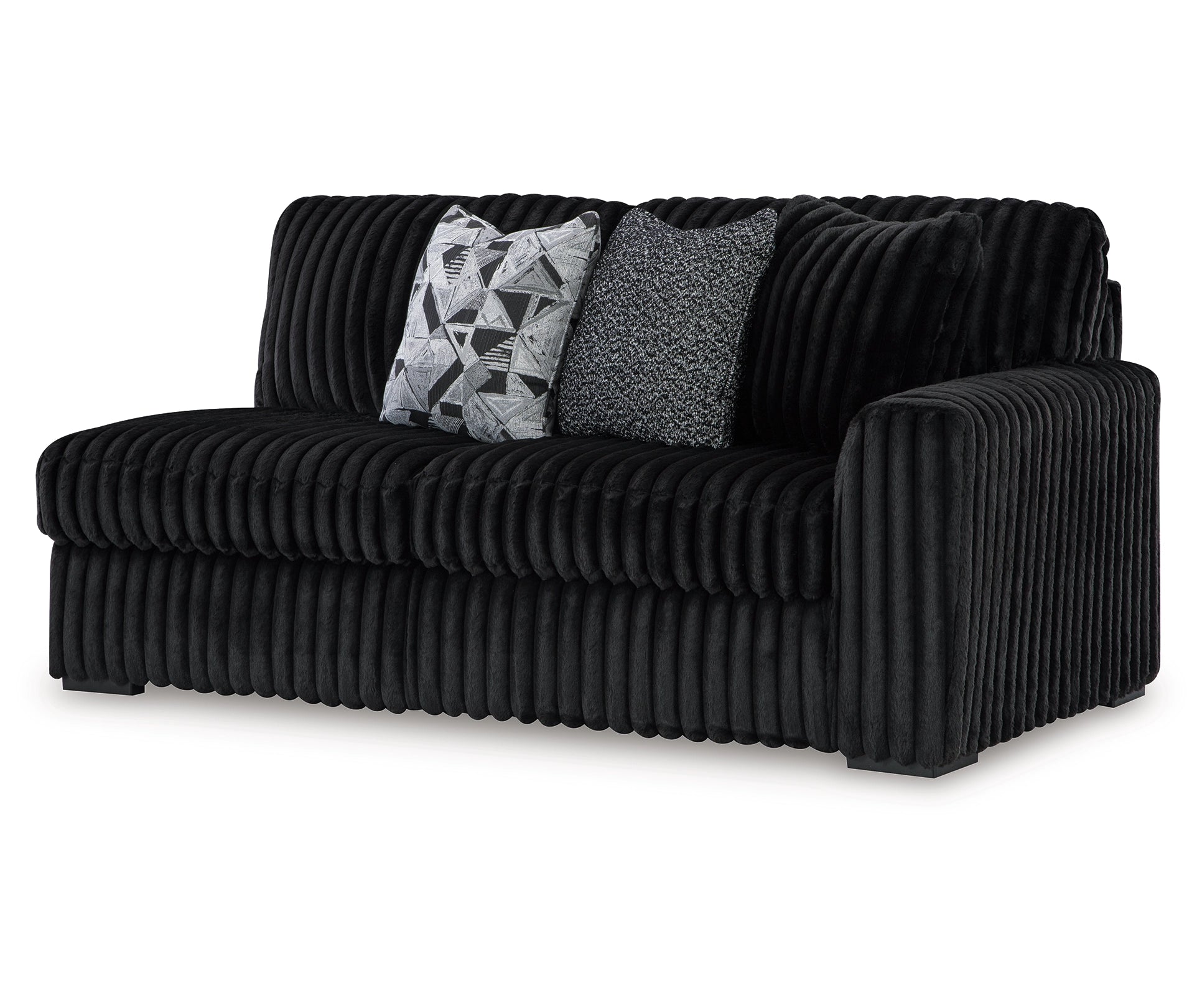Midnight-Madness Jumbo Corduroy 2-Piece Sectional Sofa | MidinMod