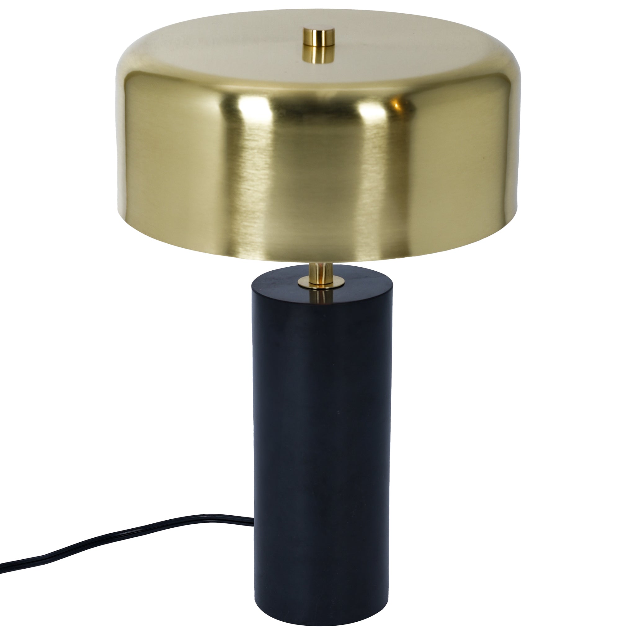 Nexus Table Lamp - Gold outer - White inner