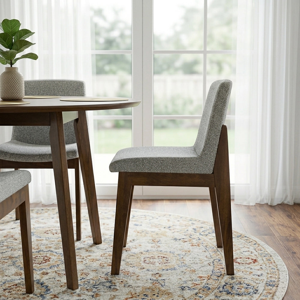 Ohio Modern Light Grey Dining Chairs | Danish-Inspired | MidinMod