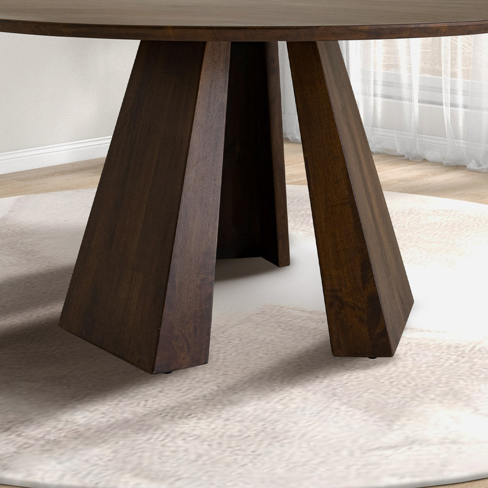 Parker Round Walnut Dining Table - Mid In Mod