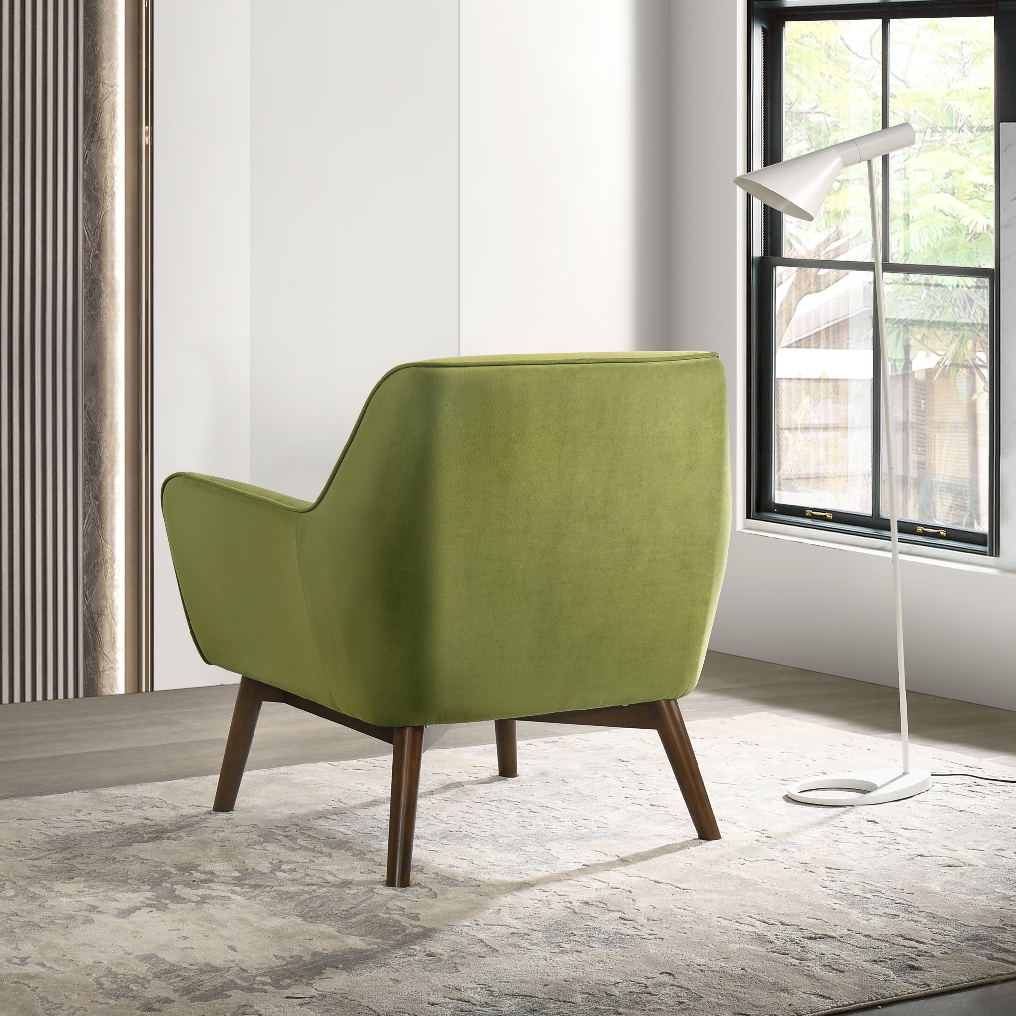 Penny Mid-Century Modern Velvet Armchair - MidinMod
