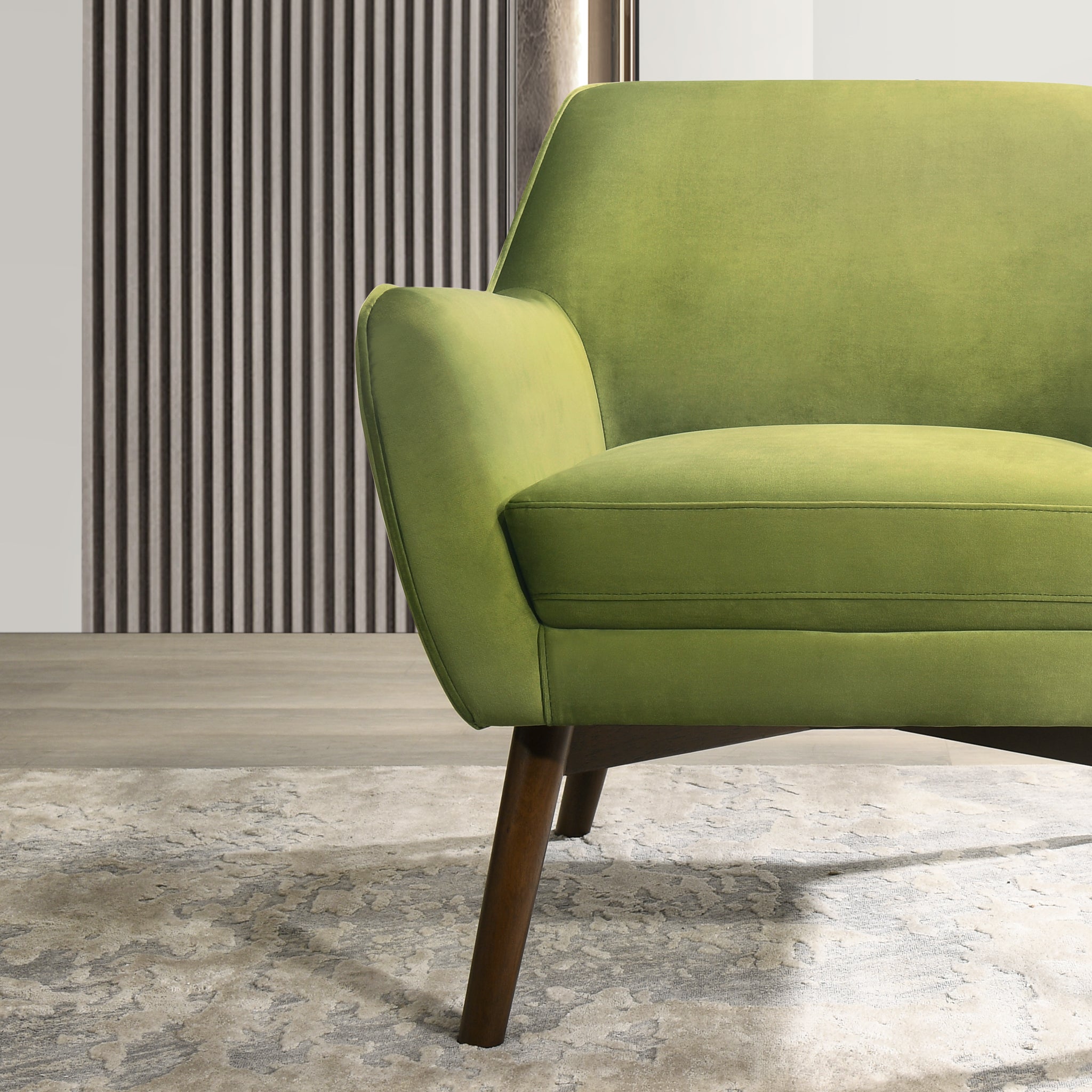 Penny Mid-Century Modern Velvet Armchair - MidinMod
