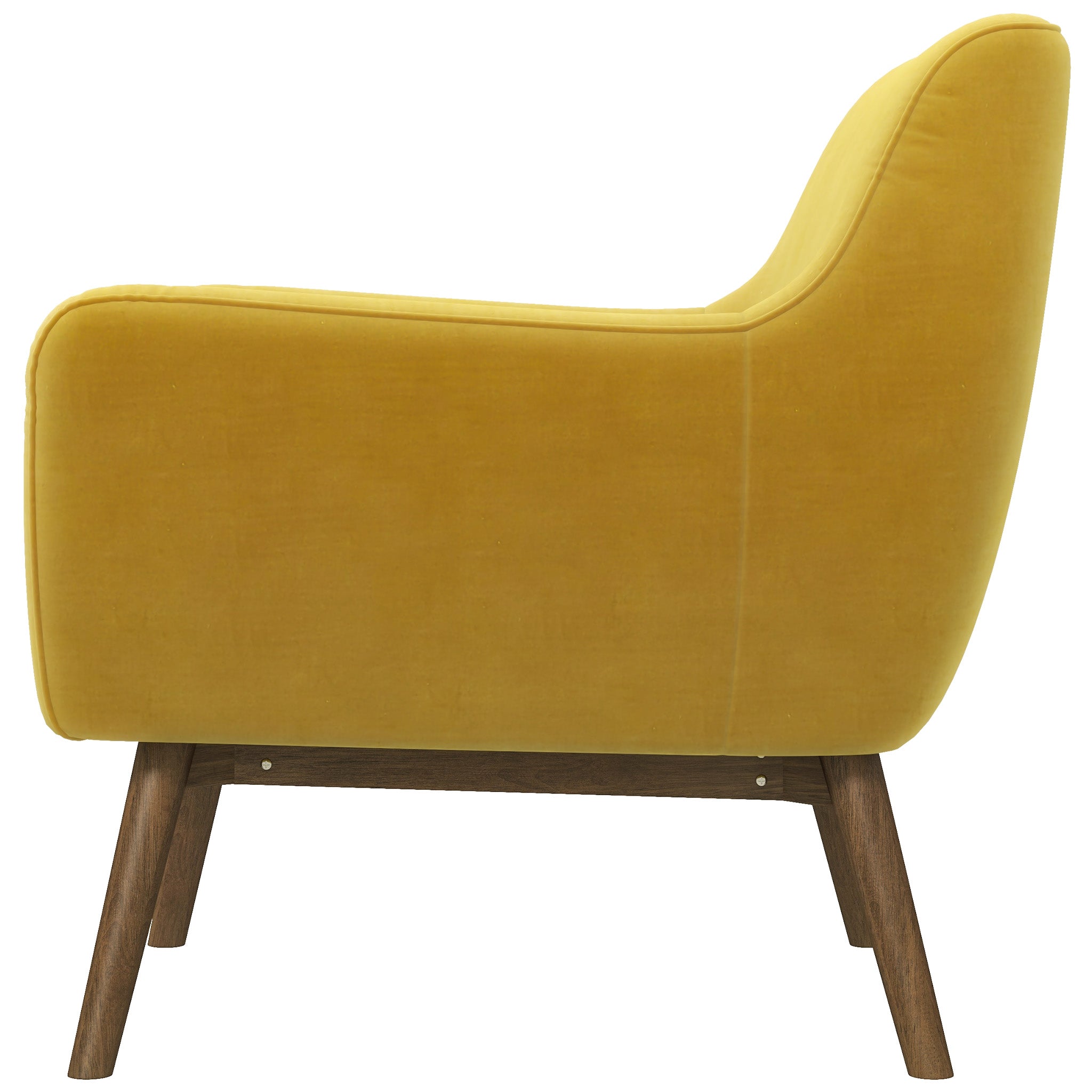 Penny Gold Velvet Armchair - MidinMod