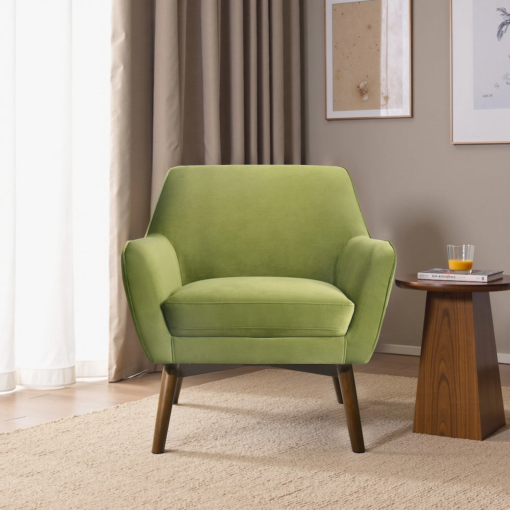 Penny Mid-Century Modern Velvet Armchair - MidinMod