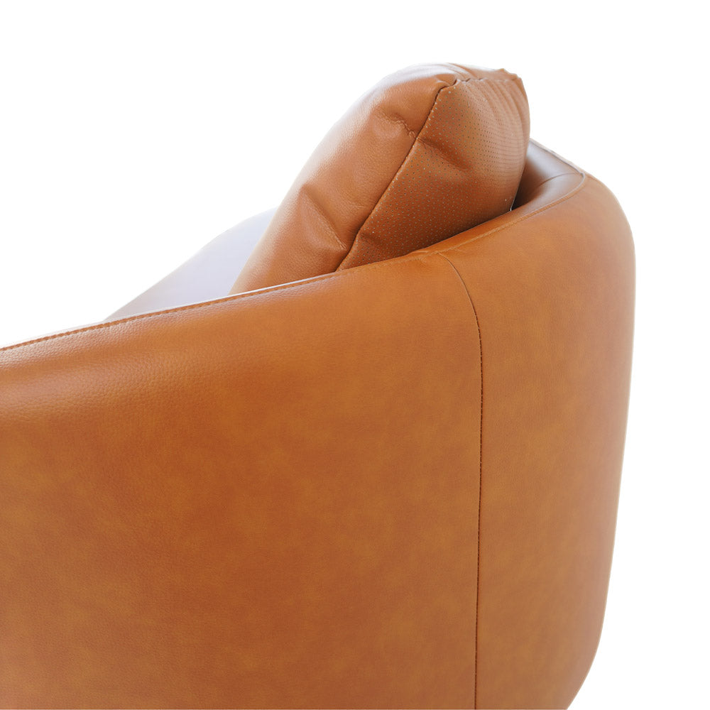 Perth Cognac Leather Sofa