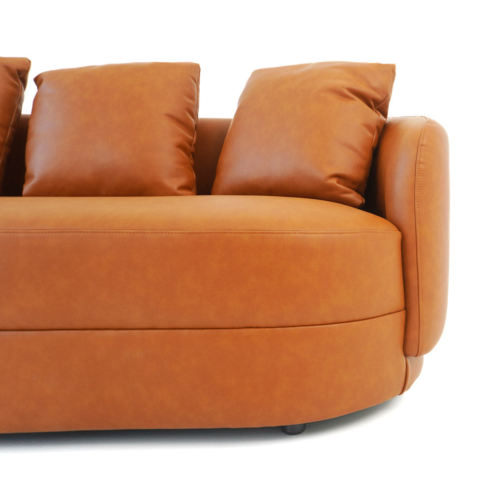 Perth Cognac Leather Sofa