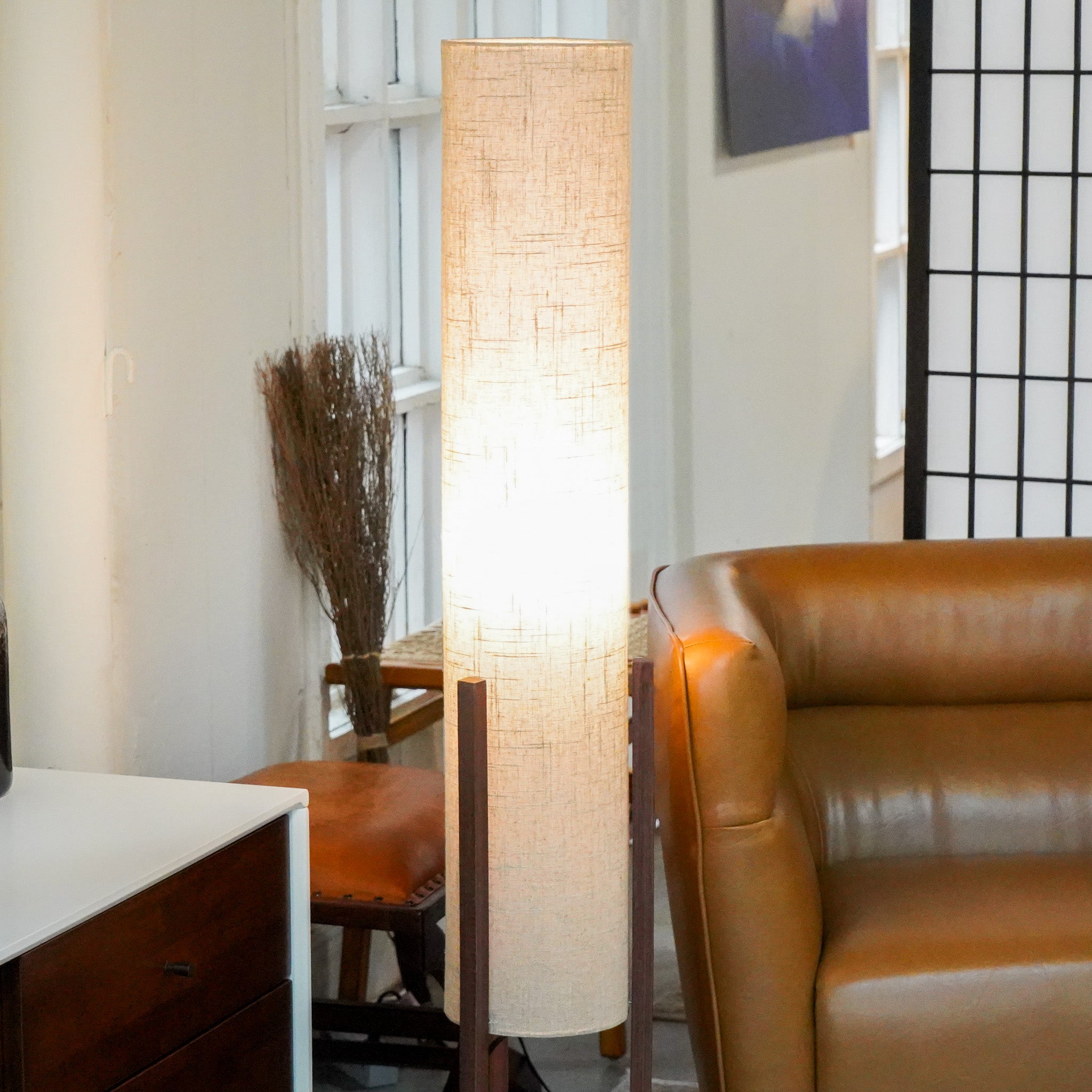 Pharos Floor Lamp - Walnut + Natural