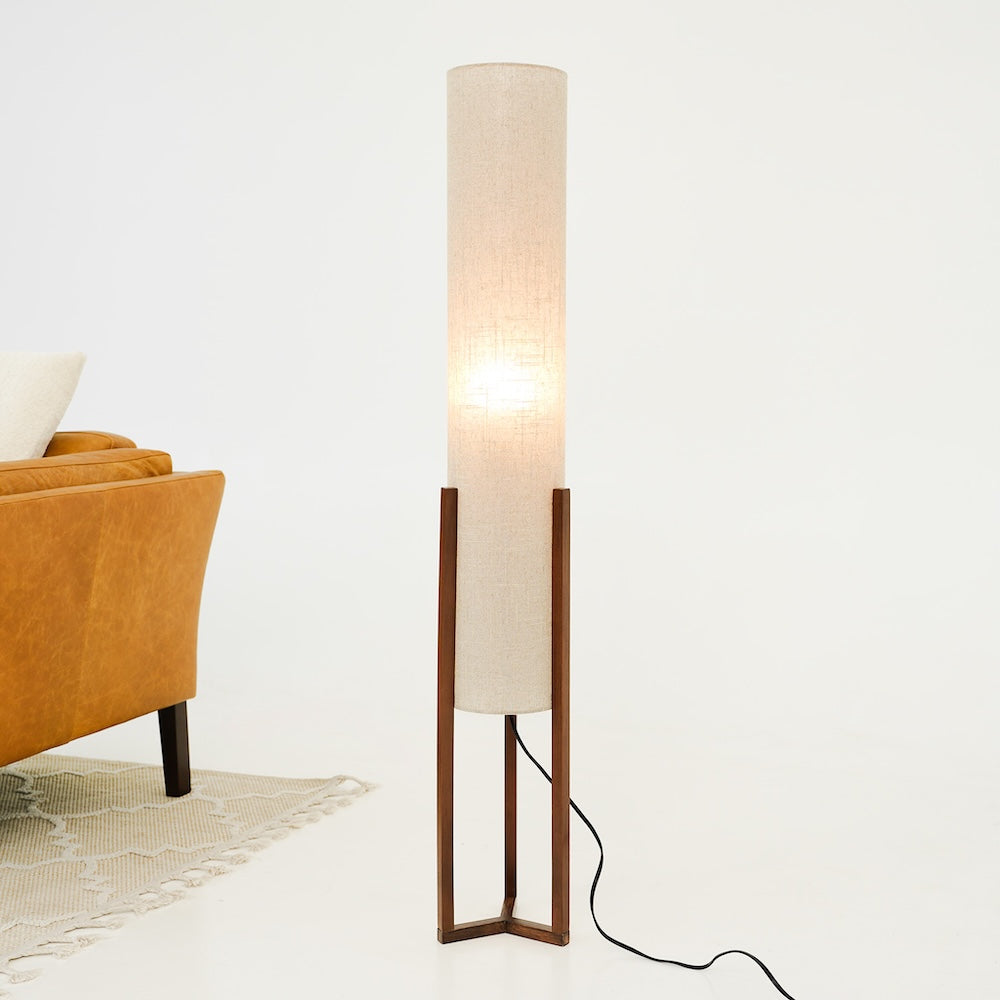 Pharos Floor Lamp - Walnut + Natural