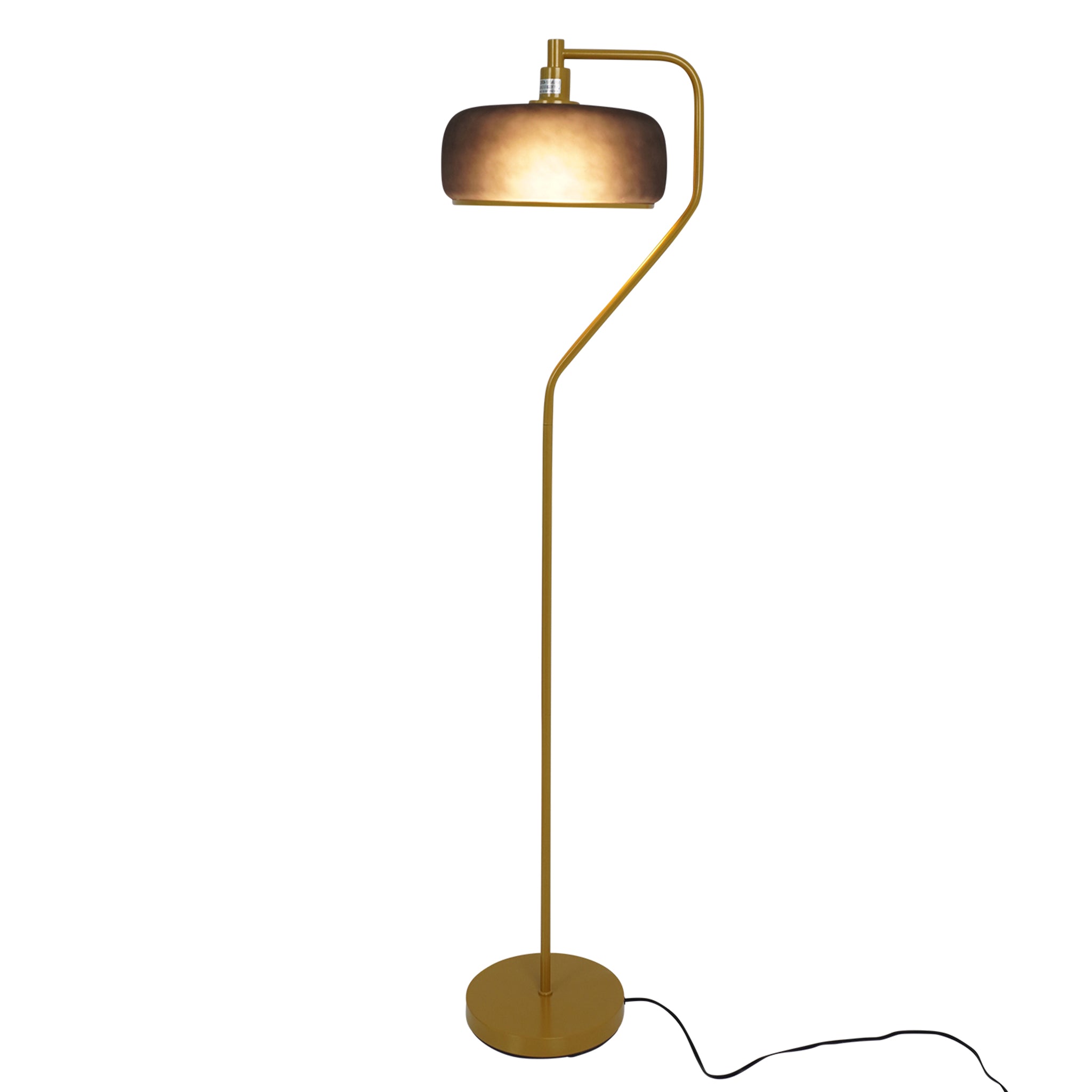 Photon Floor Lamp - Black Sprayed - Gold