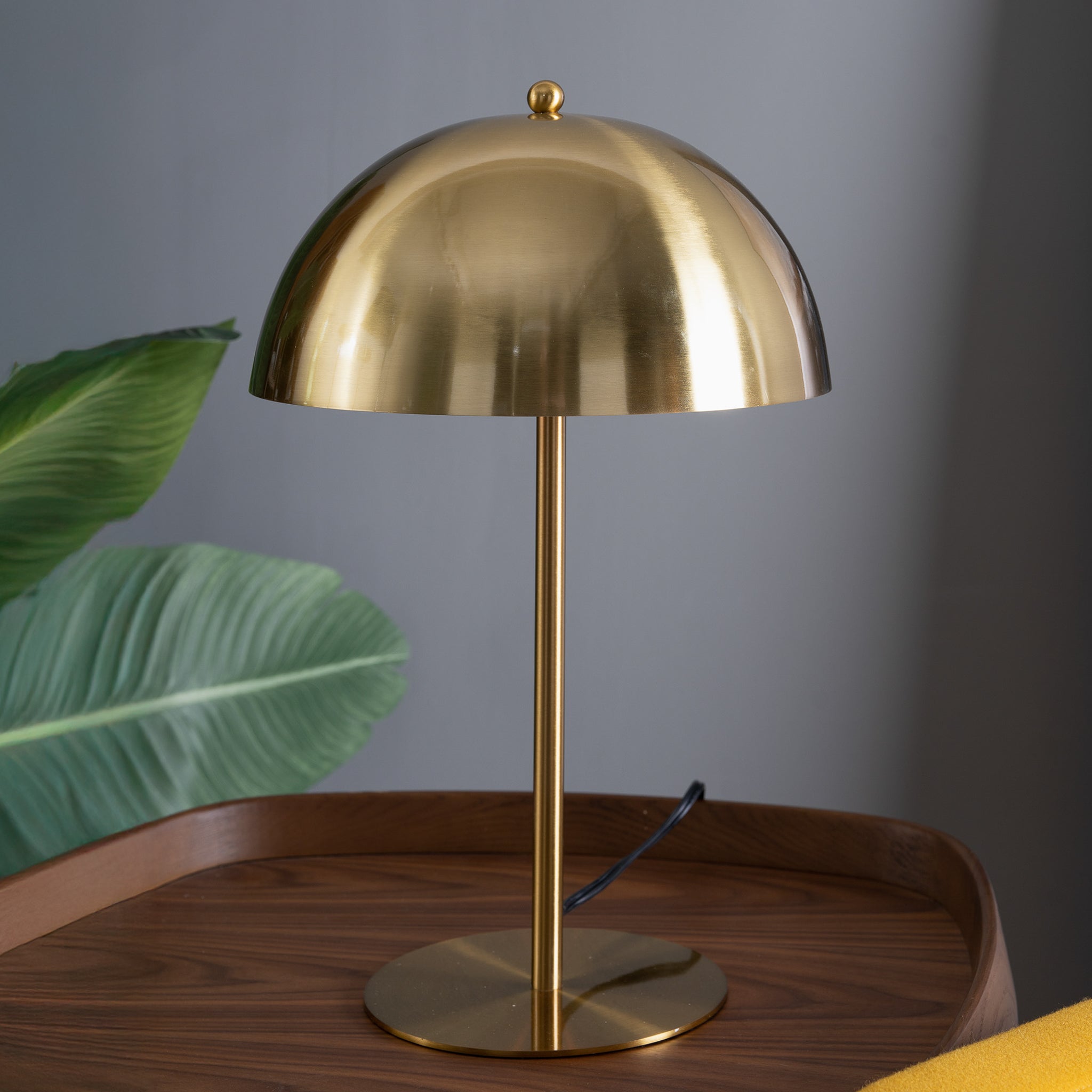 Sentinel Table Lamp - Gold outer - White inner