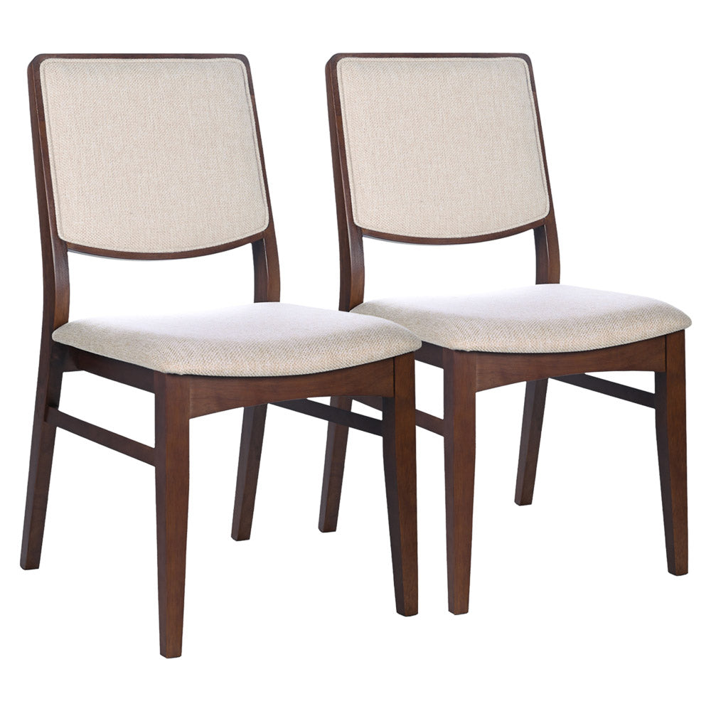 Sidera Beige Fabric Dining Chair set of 2