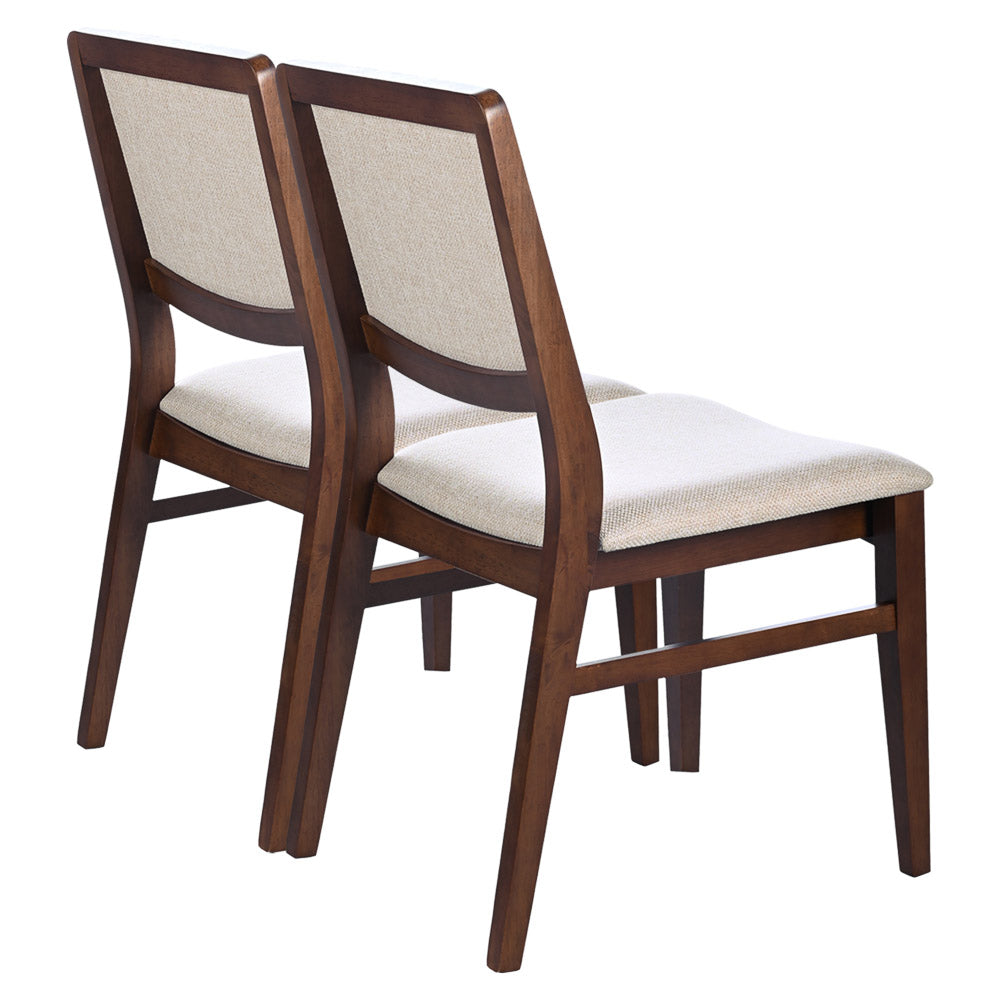 Sidera Beige Fabric Dining Chair set of 2