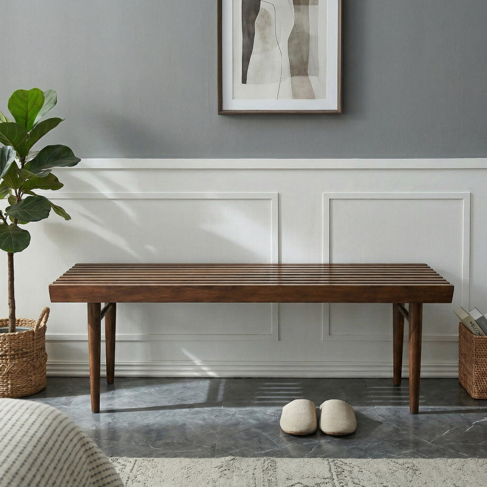 Somerset Mid Century Modern Bench