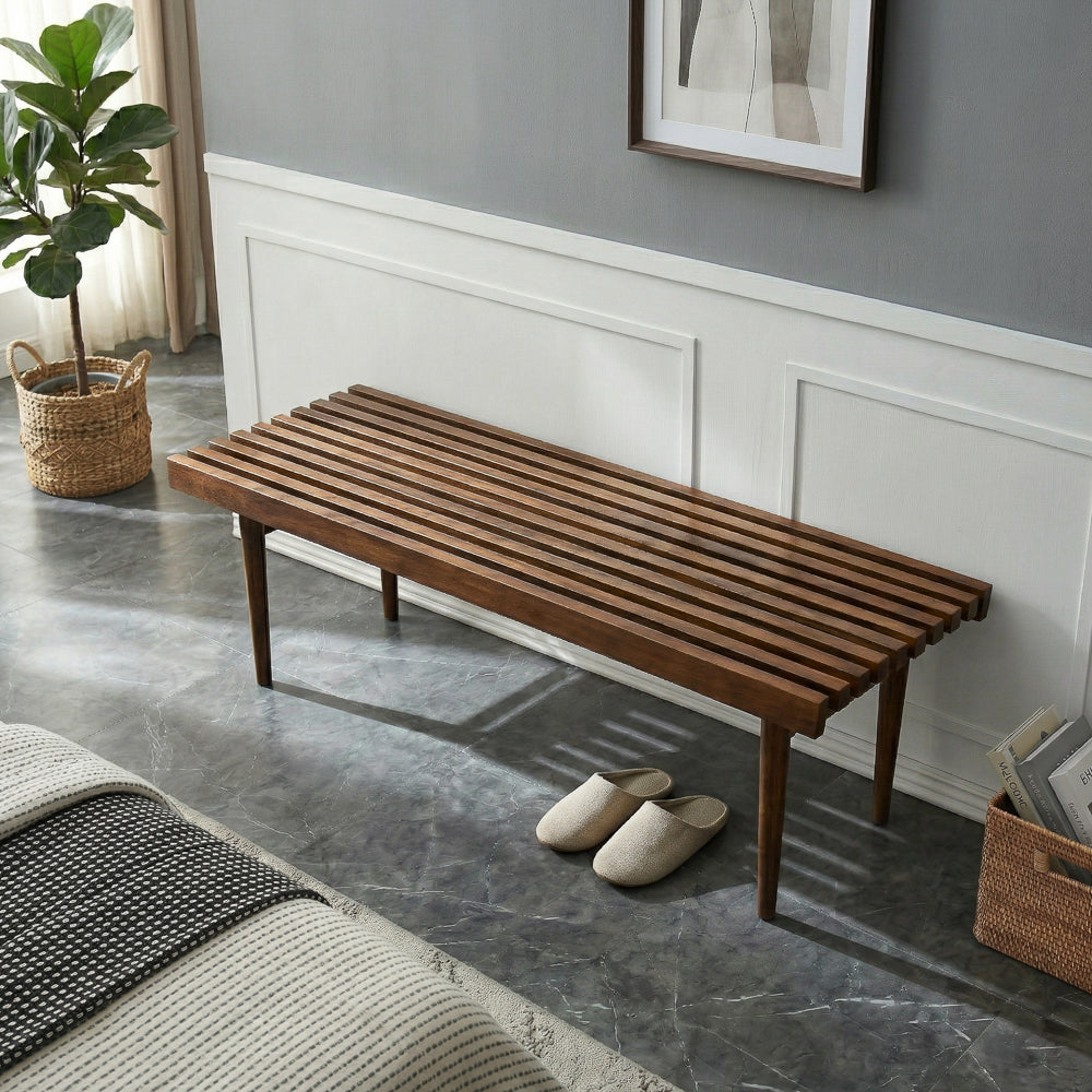 Somerset Mid Century Modern Bench