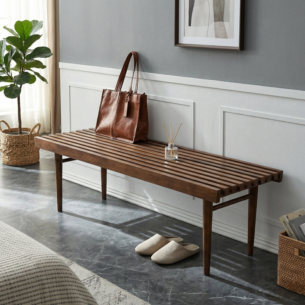 Somerset Mid Century Modern Bench