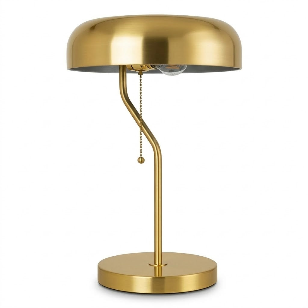 Sonata Gold & White Metal Table Lamp - Elegant Modern Lighting | MidinMod