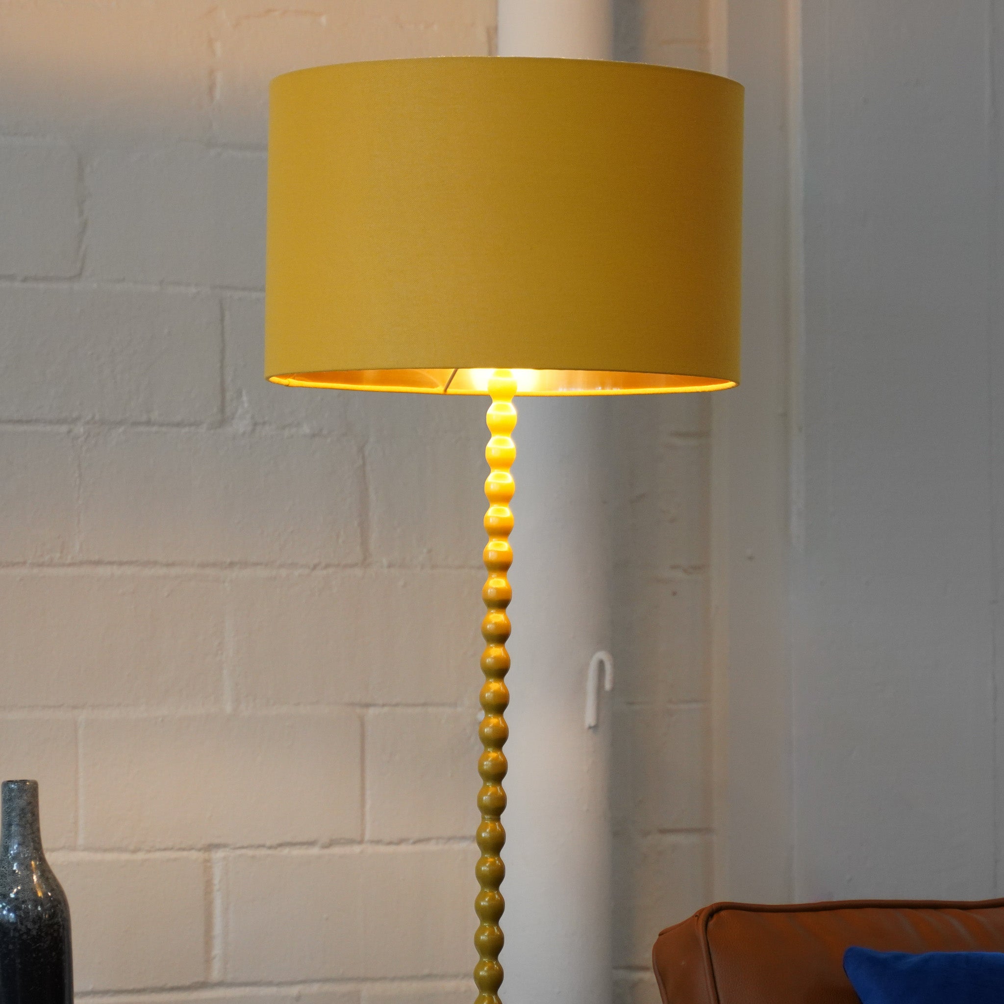 Sparkler Floor Lamp - Ochre + Gold