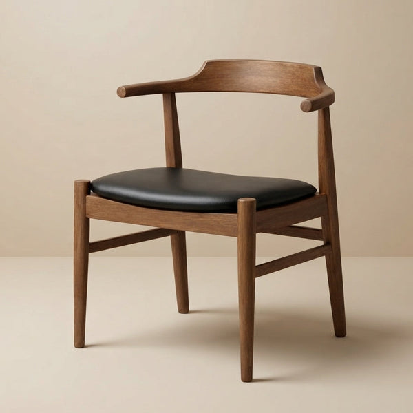 Sterling Dining Chair Black Leather - Set of 2