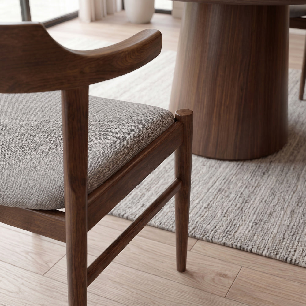 Sterling Modern Grey Fabric Dining Chairs | Wegner Design | MidinMod