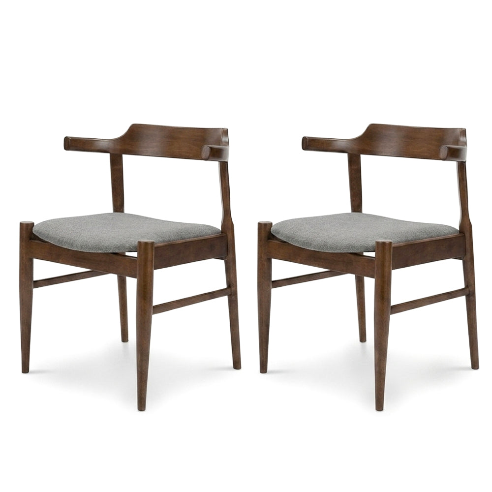 Sterling Modern Grey Fabric Dining Chairs | Wegner Design | MidinMod